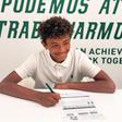 Lucas Cunha, filho de Nani, assina contrato com o Sporting - Foto: Nani/Instagram