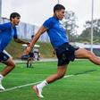 Nehuén Pérez em ação no treino dos dragões - Foto: FC Porto