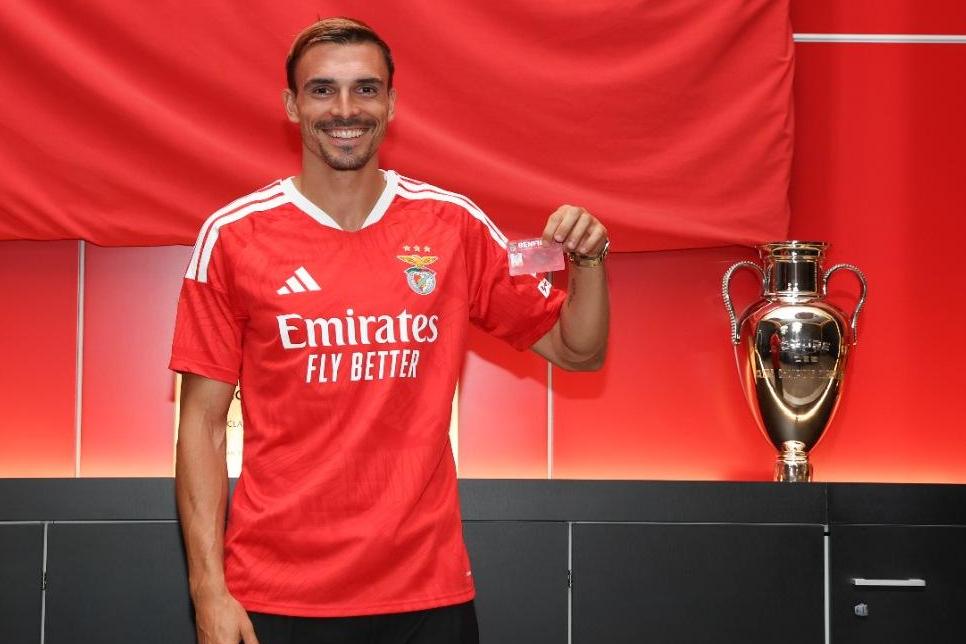 João Palhinha é do Benfica desde... 2005 — Foto: SL BENFICA