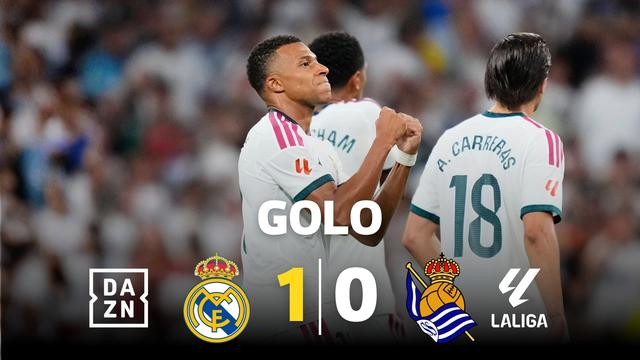 Mbappé colocou o Real Madrid em vantagem