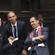 Infantino, Pepe e Pedro Proença no Mundial 2026. Foto IMAGO
