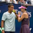 Flavio Cobolli e Belinda Bencic no encontro frente a Serena Williams e Carlos Alcaraz      Fotografia Imago