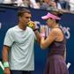 Flavio Cobolli e Belinda Bencic no encontro frente a Serena Williams e Carlos Alcaraz      Fotografia Imago