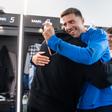 Seko Fofana reencontrou os colegas no balneário do Olival - Foto: FC PORTO