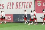 Ausência de peso no treino do Benfica
