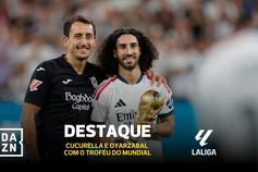 Cucurella é o único campeão do Mundo do Real... mas pediu apoio na homenagem