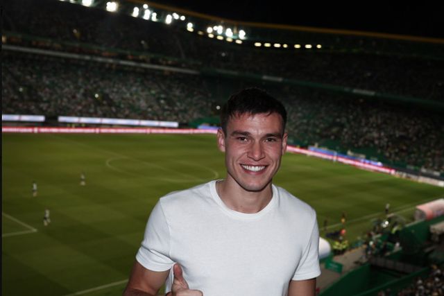 Ugarte de visita ao Estádio José Alvalade