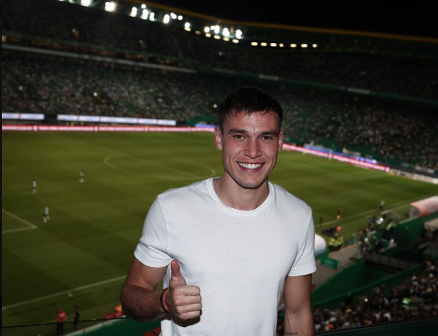 Ugarte de visita ao Estádio José Alvalade