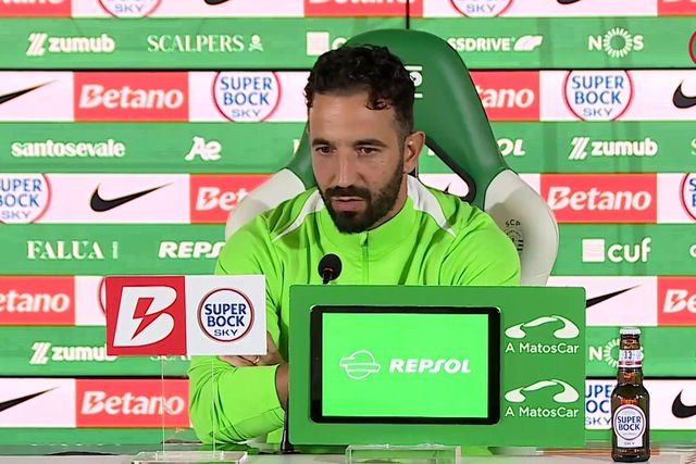 Rúben Amorim: «Não vivo muito confortável com essa história de que o Sporting é imparável...»