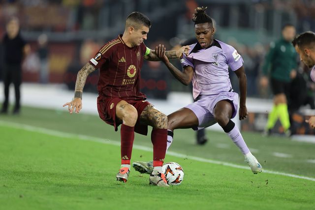 Roma permite empate do Athletic Bilbao ao cair do pano