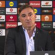 Carlos Carvalhal aponta erro à equipa no jogo com o Maccabi Telavive