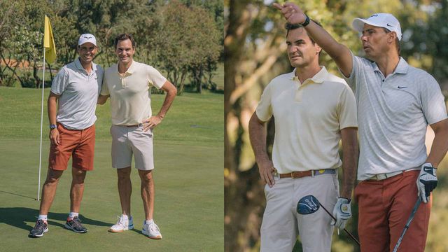 Já alguma vez tinha visto 42 títulos do Grand Slam num campo de golfe?