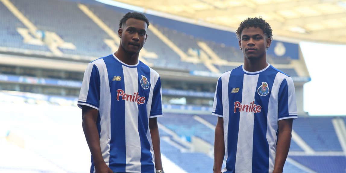 Julián Pérez e Jhojan de la Cruz vão atuar nos sub-19 dos dragões - Foto: FC PORTO