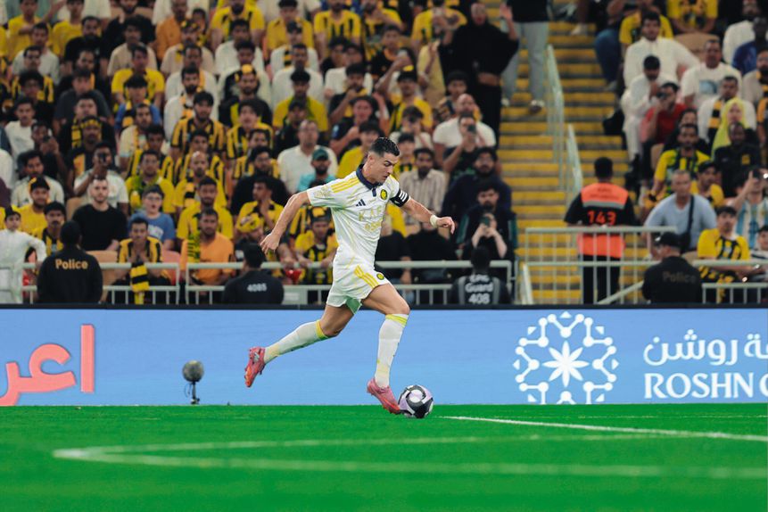 Cristiano Ronaldo marcou o segundo golo do Al Nassr - Foto: Al Nassr/X