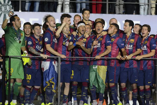 Barcelona venceu a Champions pela última vez em 2014/2015. Derrotou a Juventus, por 3-1, em Berlim. Rakitic, Suárez e Neymar fizeram os golos
