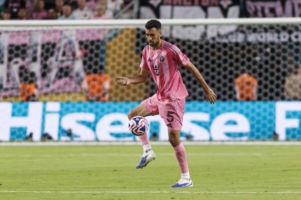 Sergio Busquets ao serviço do Inter Miami, último clube que vai representar na carreira