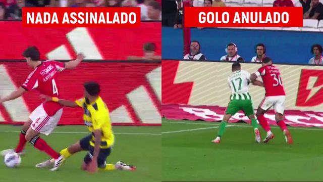 Benfica critica dualidade de critérios dos árbitros