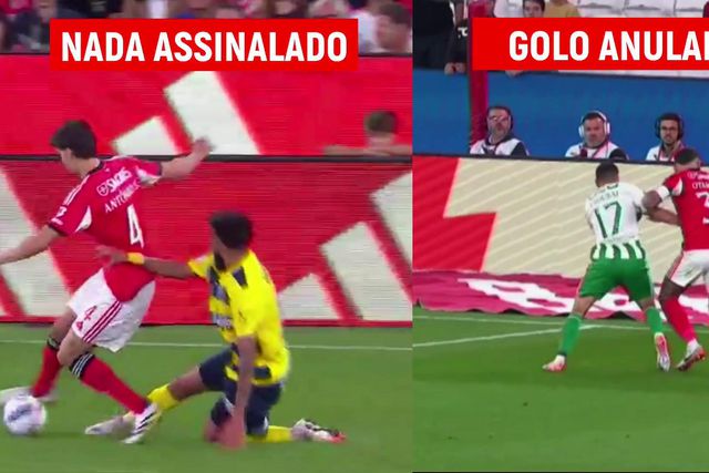 Benfica critica dualidade de critérios dos árbitros