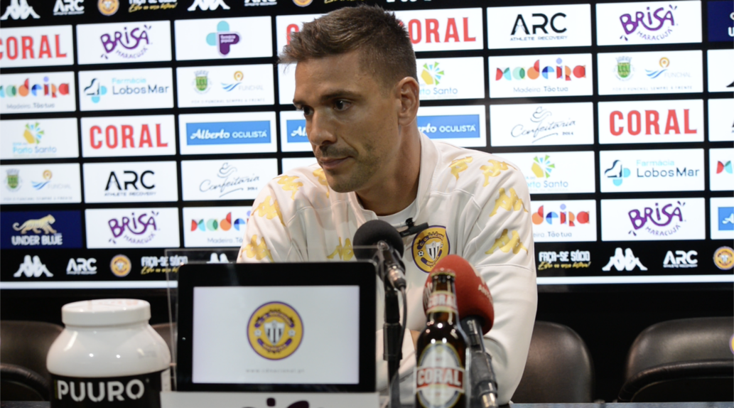 Tiago Margarido, treinador do Nacional. - Foto: CD NACIONAL