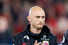 Fredrik Aursnes com a seleção da Noruega