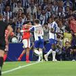Bah revoltado com Samu após ser agredido no Dragão - Foto: Catarina Morais/ Kapta+