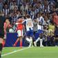 Bah revoltado com Samu após ser agredido no Dragão - Foto: Catarina Morais/ Kapta+