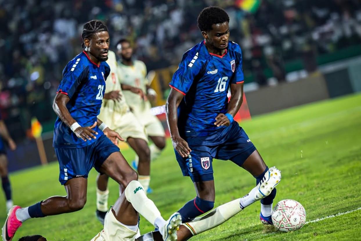 Djé Tavares estreou-se pela seleção de Cabo Verde, frente ao Mali. -Foto: D.R.