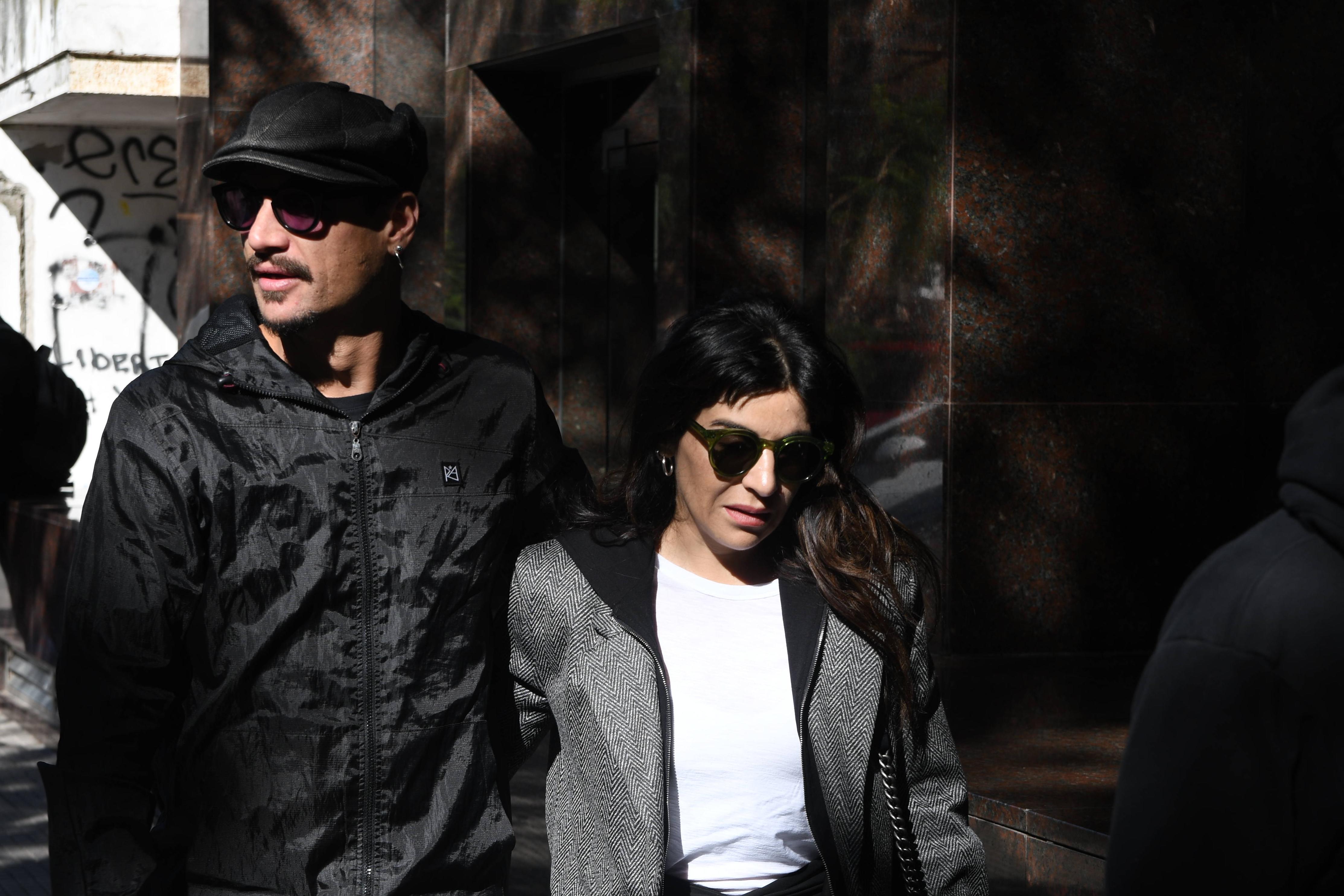 Daniel Osvaldo com Gianinna Maradona