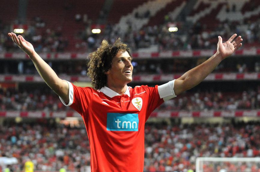 David Luiz ao serviço do Benfica
