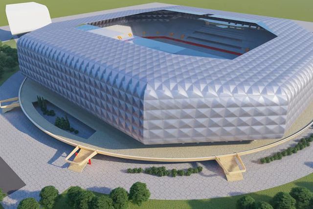 O estádio de 140M€ de Timisoara onde só há equipas da III divisão (fotos)