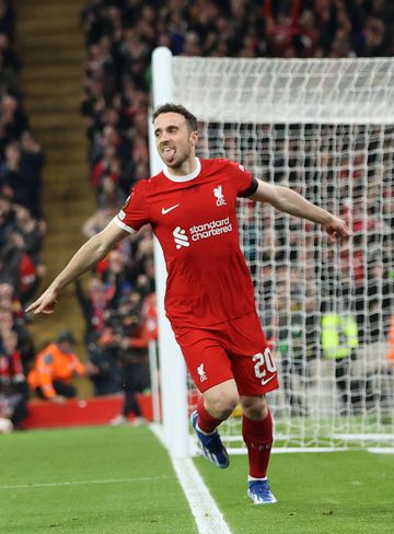 Diogo Jota marca na goleada do Liverpool ao Toulouse