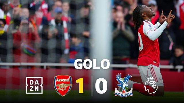 Lei do ex: Eze estreia-se a marcar pelo Arsenal... contra o Crystal Palace