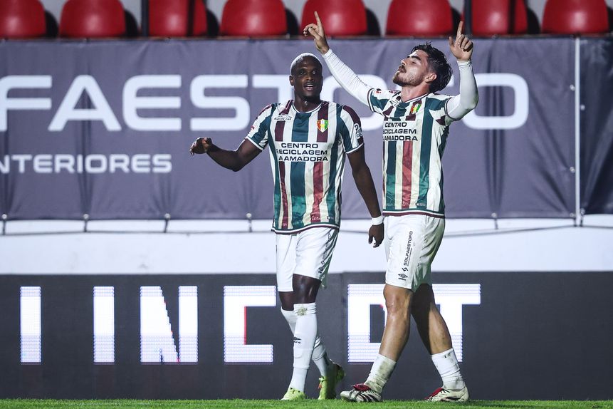 Médio dos estrelistas festejou pela primeira vez esta temporada - Foto: Rodrigo Antunes/LUSA