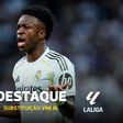 Vinícius Júnior perde a cabeça ao ser substituído no El Clásico