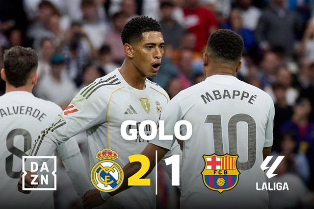 Bellingham volta a marcar no El Clásico e com assistência de ex-FC Porto