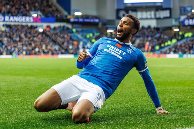 Chermiti celebra primeiro golo com camisola do Rangers (IMAGO)