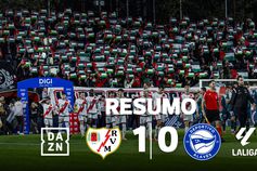 Vitória louca do Rayo Vallecano escreveu-se em Alemão (resumo)