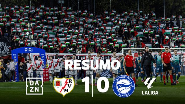 Vitória louca do Rayo Vallecano escreveu-se em Alemão (resumo)