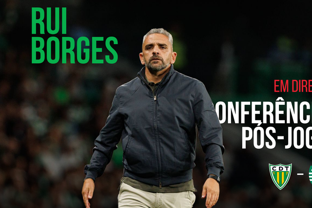 EM DIRETO: Rui Borges analisa o jogo em Tondela