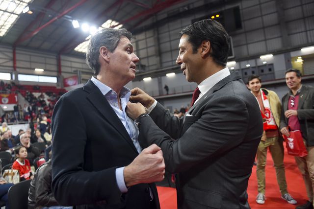 Noronha Lopes e Rui Costa (FOTO: A BOLA)