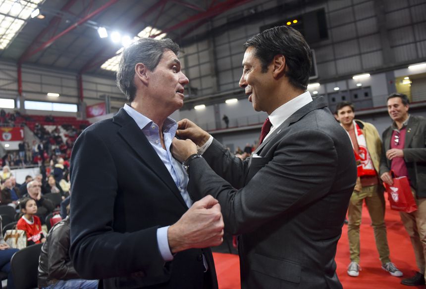 Noronha Lopes e Rui Costa (FOTO: A BOLA)