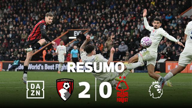 Após FC Porto, Forest cai perante o novo vice-líder Bournemouth (resumo)