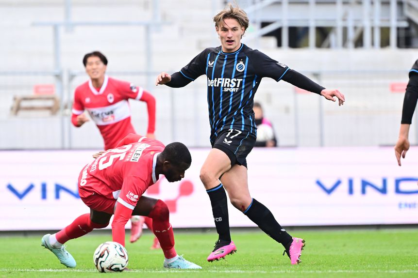 O Club Brugge é segundo classificado no campeonato belga