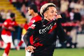Prestianni celebra golo da reviravolta - Foto: Benfica