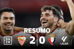 Licão de contra-ataque com sotaque luso: o resumo do Sevilha-Osasuna
