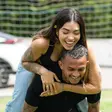 Amanda Martins e Wesley França quando ainda eram um casal