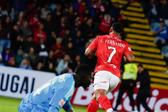 Fernando a celebrar golo contra o Benfica - Foto: Santa Clara