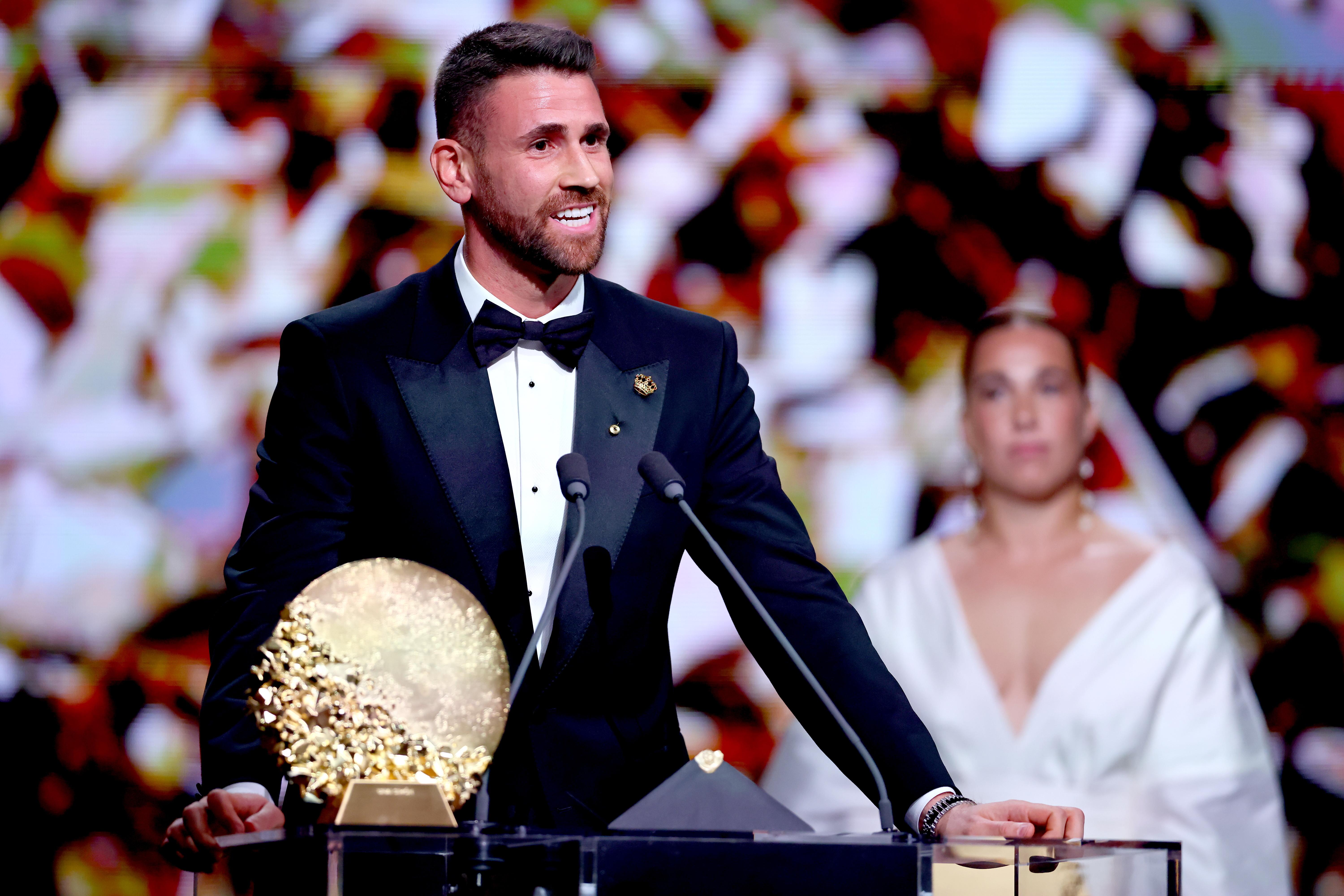 Melhor guarda-redes masculino: Unai Simón (Athletic Bilbao/Espanha). Foto: EPA/TOLGA AKMEN