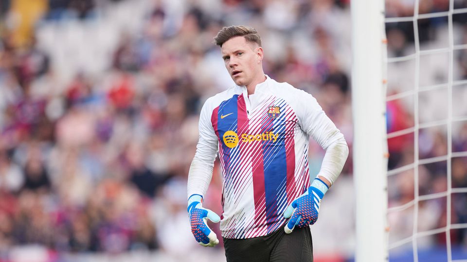 Ter Stegen com treino específico antes da receção ao FC Porto