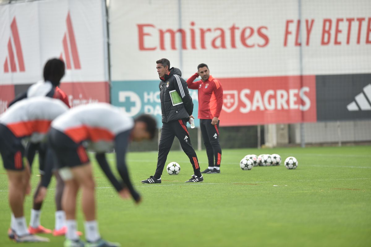 Benfica com três baixas no treino antes da viagem para o Mónaco